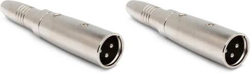 HOSA GXJ-235 1/4" TRS to XLR3M Adaptor & GXX-145 XLR3F to XLR3F Gender Changer Adaptor in Saudi Arabia