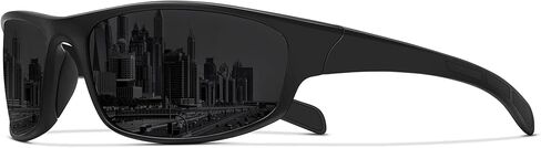 نظارات شمسية مستقطبة رياضية للرجال والنساء، نظارات شمسية ملتفة حول الصيد وركوب الدراجات والجري وحماية من الأشعة فوق البنفسجية in Kuwait