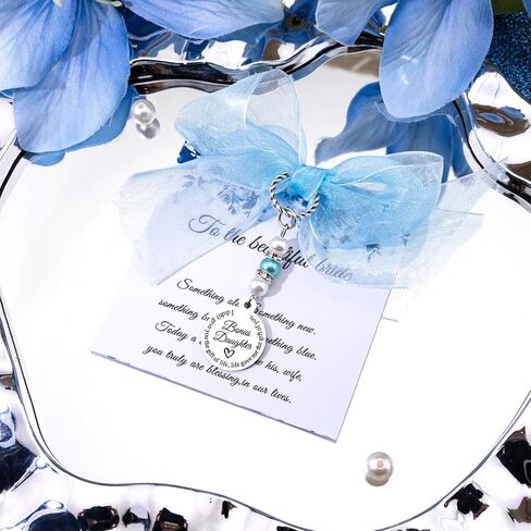 Aisity Daughter In Law Gifts Something Blue Gift for Bride,Daughter-In-Law or Stepdaughter on Her Wedding Day Unique Gifts for Daughter In Law Birthday Wedding Engagement Gift Bride Accessories Charm in Saudi Arabia