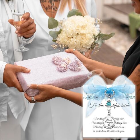 Aisity Daughter In Law Gifts Something Blue Gift for Bride,Daughter-In-Law or Stepdaughter on Her Wedding Day Unique Gifts for Daughter In Law Birthday Wedding Engagement Gift Bride Accessories Charm in Saudi Arabia