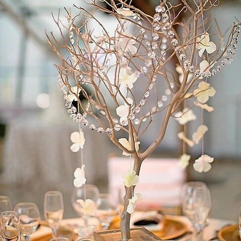 1 قطعة ستارة خرز 1 متر لامعة مثمنة الخرز شفاف أكريليك كريستال خرزة ستارة مناسبة للشرفة، النافذة، الزفاف، ديكور الحفلات، خرز دانتيل in Saudi Arabia