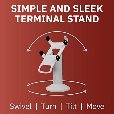 Castles VEGA3000 Countertop Swivel and Tilt Stand (White) in Saudi Arabia