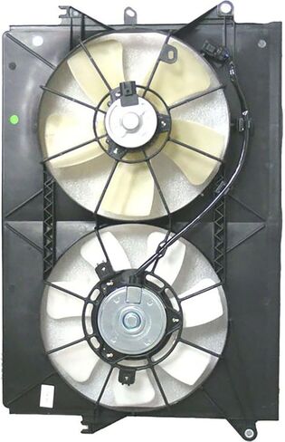 Dual Radiator and Condenser Fan Assembly Replaces# SC3115101, 1636122051 for Scion tC 2.4L 2005 2006 2007 2008 2009 2010, (1x) in Saudi Arabia
