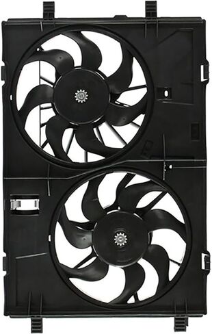 Dual Radiator and Condenser Fan Assembly Replaces# CF15065, 621091 for Lincoln MKZ 3.5L 2007 2008 2009, (1x) in Saudi Arabia