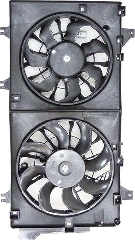 مجموعة مروحة الرادياتير والمكثف المزدوج تحل محل # PE2015140، PE2015025 لمازدا 3 2.0L 2014 2015 2016 2017 2018، لـ 3 2.5L 2014 2015 2016 2017 2018، لـ 3 Sport 2.0L 2014، (1x) in Saudi Arabia