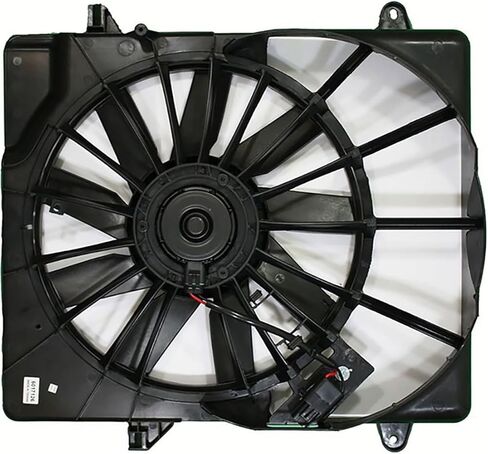Dual Radiator and Condenser Fan Assembly Replaces# 621690, 76036 for Dodge Nitro 3.7L 2007 2008 2009 2010 2011, for Nitro 4.0L 2007 2008 2009 2010 2011, (1x) in Saudi Arabia