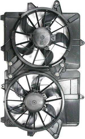 مجموعة مروحة الرادياتير والمكثف المزدوج تحل محل # CF15057، 622180 لسيارة Ford Escape 2.3L 2005 2006 2007، لسيارة Mercury Mariner 2.3L 2005 2006، (1x) in Saudi Arabia