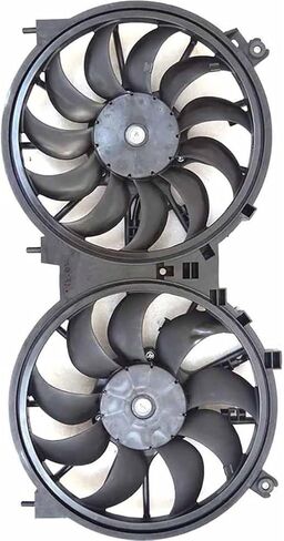Dual Radiator and Condenser Fan Assembly Replaces# 622110, CF23036 for Nissan Quest 3.5L 2011 2012 2013 2014 2015 2016 2017, for Murano 3.5L 2009 2010 2011 2012 2013 2014, (1x) in Saudi Arabia