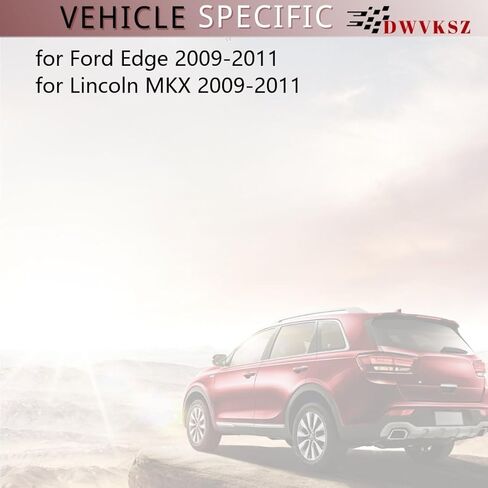 مجموعة مروحة الرادياتير والمكثف المزدوج تحل محل # 9T4Z8C607A لـ Ford Edge 3.5L 2009 2010 2011، لـ Lincoln MKX 3.5L 2009 2010، لـ MKX 3.7L 2011، لـ Edge 3.7L 2011، (1x) in Saudi Arabia