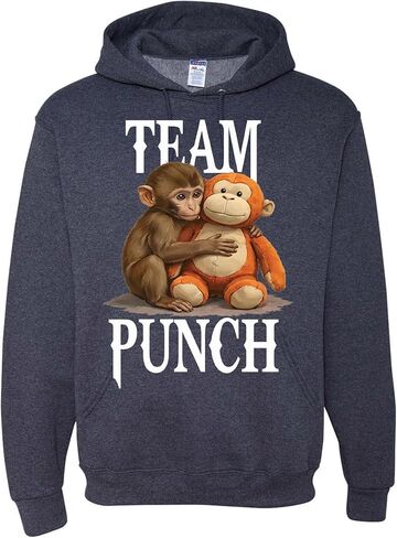 wild custom apparel Team Punch Monkey Sweatshirt Hoodies in Saudi Arabia