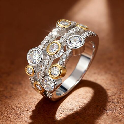 1pc Elegant Ring For Women For Wedding Engagement Party Jewelry Valentine's Day Gift in Saudi Arabia