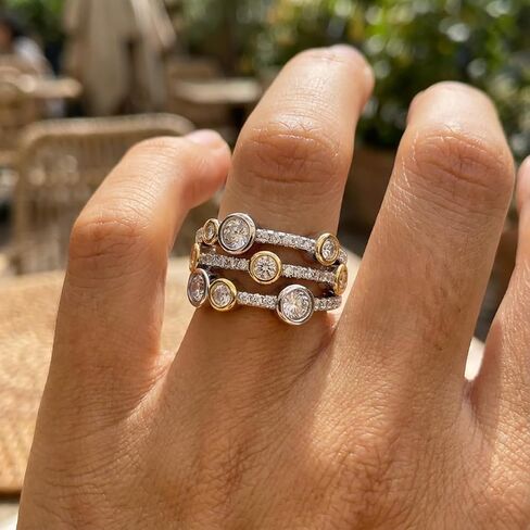 1pc Elegant Ring For Women For Wedding Engagement Party Jewelry Valentine's Day Gift in Saudi Arabia