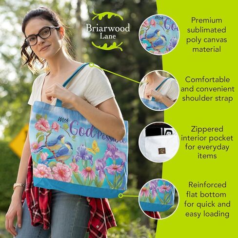 Briarwood Lane Tote Bags 14" x 15" x 7" 2022 Collection in Saudi Arabia