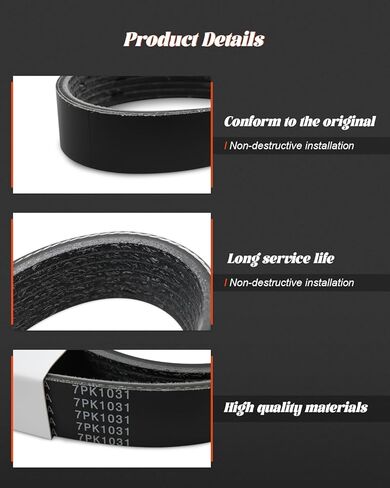 11720-6TA0A Alternator Fan Serpentine Belt Fit for Nissan Quest Pathfinder Murano Maxima Frontier Infiniti JX35 QX60 in Kuwait