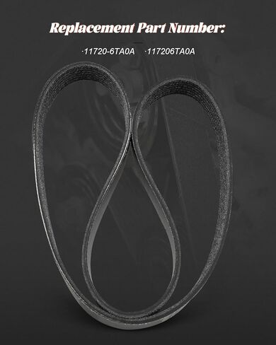 11720-6TA0A Alternator Fan Serpentine Belt Fit for Nissan Quest Pathfinder Murano Maxima Frontier Infiniti JX35 QX60 in Kuwait