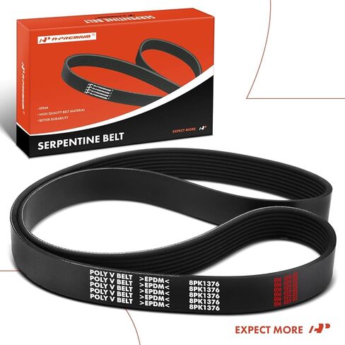 A-Premium 54.17 Inch Alternator Engine Serpentine Drive Belt Compatible with Ram 1500 2019-2023 & Jeep Wrangler JL 2020-2023, V6 3.6L in Saudi Arabia