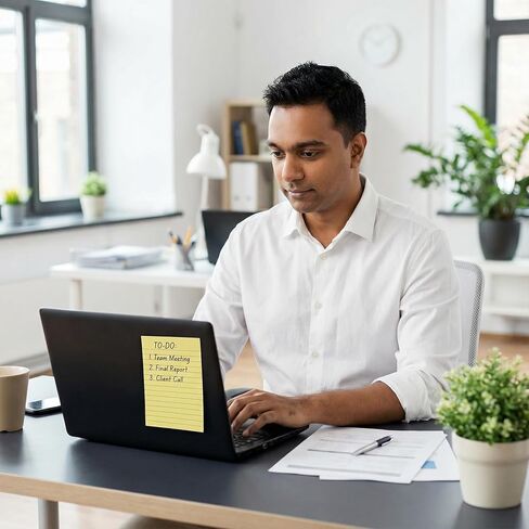 Andy Han Lined Sticky Notes 4x6in - 4 Colors Note Cards for Students, Teachers, 200 Count Self-Stick Lined Notecards for Home Office School (Each 50 Sheets in Saudi Arabia