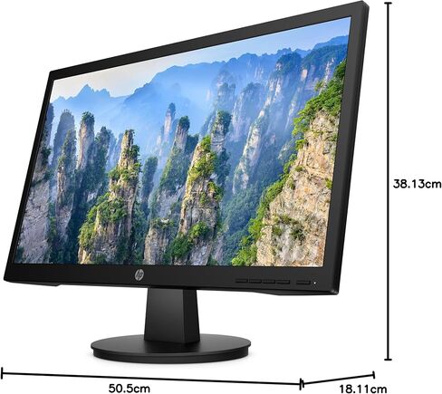 HP V22 FHD Monitor | 21.5-inch Diagonal FHD Computer Monitor with TN Panel and Blue Light Settings | HP Monitor with Tiltable Screen HDMI and VGA Port | (9SV78AA#ABA) in Saudi Arabia