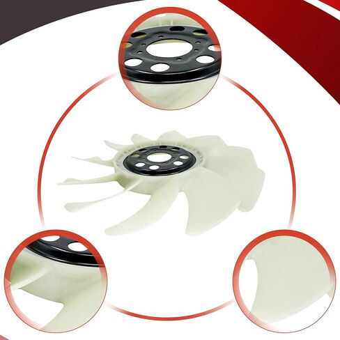 PartsFlow Engine Radiator Cooling Fan Blade Compatible with 2004-2005 Ford Explorer For 2004-2005 Mercury Mountaineer 621-338 in Saudi Arabia
