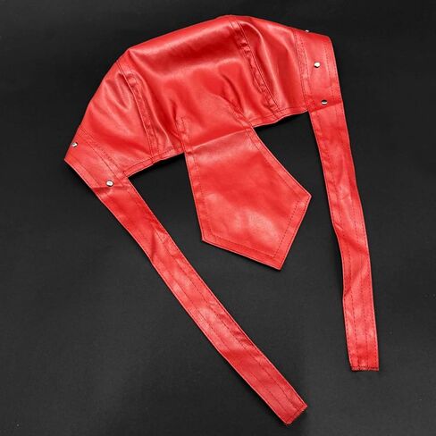 Skull Rivet Biker Bandana Head Wrap Du Doo Do Rag Hat Cap Red Unisex Adjustable in Kuwait