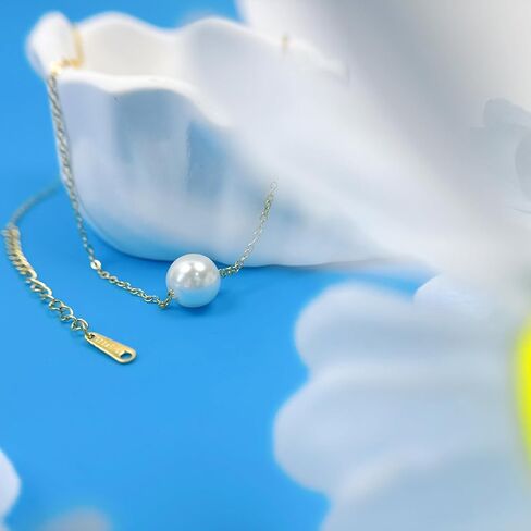 مجموعة مجوهرات اللؤلؤ للنساء أنيقة مطلية بالذهب بطبقات من اللؤلؤ الصناعي قلادة متدلية أقراط متدلية من اللؤلؤ الزجاجي مطرز بسلسلة أساور هدايا عيد الميلاد لوصيفة العروس in Kuwait