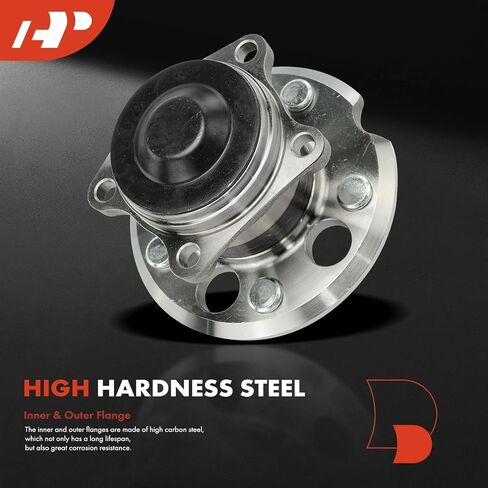 A-Premium 2 x Rear Wheel Bearing and Hub Assembly with 5-Lug Compatible with Toyota RAV4 1996-2003, Non-ABS Models, FWD Only in Saudi Arabia