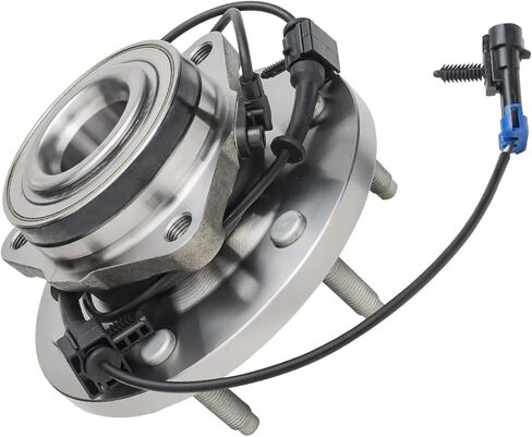 Detroit Axle - 4WD Front CV Axles Wheel Bearing Hubs for 2006-2010 Hummer H3, 2009-2010 H3T, 2 CV Axle Drive Shafts 2 Wheel Bearing Hubs Assembly Replacement in Saudi Arabia