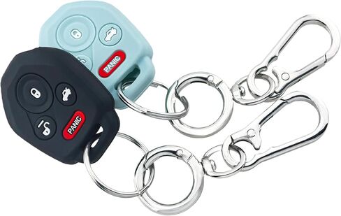 قطعتان من غطاء مفتاح التحكم عن بعد من السيليكون لـ 2023 2022 -2013 Subaru Outback Impreza Crosstrek Legacy Forester Tribeca WRX XV Crosstre CWTWBU766 CWTWB1U811 (أسود/وردي) in Kuwait