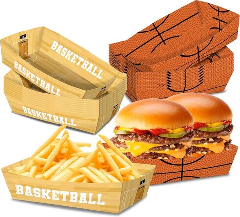 No Folding Required 50 Pack 3Lb 3D Building Block Favor Paper Food Trays Large Brick Theme Party Disposable Serving Tray Food Boats Nacho Trays Hot Dog for Building Block Themed Party Decorations in Kuwait