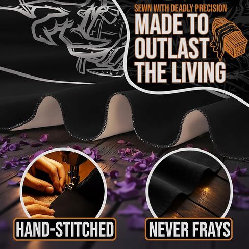 The Hierophant Tarot Card Tapestry (Black & White) - Cthulhu - Vintage Horror Home Decor Wall Hanging (80" x 68") in Kuwait