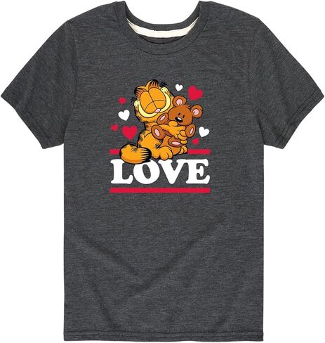 HYBRID APPAREL - Garfield - Valentine's Day - Toddler and Youth Short Sleeve Graphic T-Shirt in Saudi Arabia