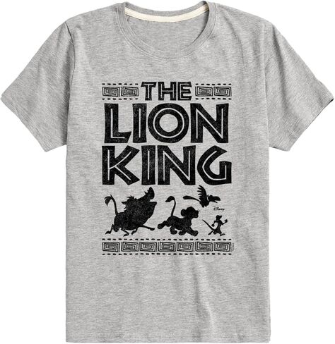 The Lion King - صورة ظلية للأسد الملك - تي شيرت شبابي بأكمام قصيرة in Saudi Arabia