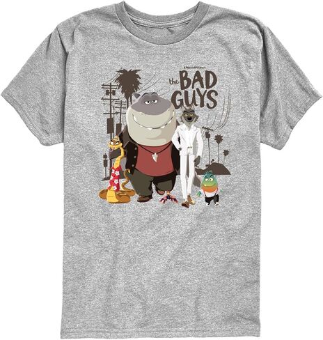 The Bad Guys - Mr. Wolf and Friends - Youth Short Sleeve Graphic T-Shirt in Saudi Arabia