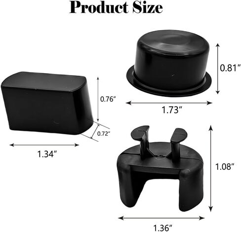 Tailgate Bushing Insert Parts, Tailgate Hinge Kit, Compatible with Most Pickup Trucks in Kuwait