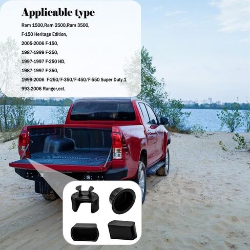 Tailgate Bushing Insert Parts, Tailgate Hinge Kit, Compatible with Most Pickup Trucks in Kuwait