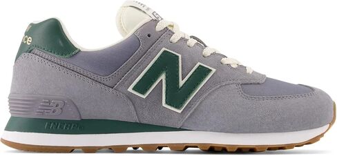 New Balance Classics Men's ML574v2 Sneaker White/Green 9 D - Medium in Saudi Arabia