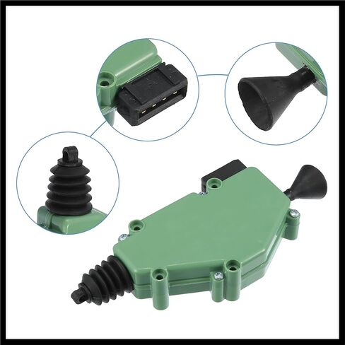 Front Left Right Door Lock Latch Actuator Replacement Fit for Volkswagen EuroVan - Pack of 1 Green Black Durable Material in Saudi Arabia