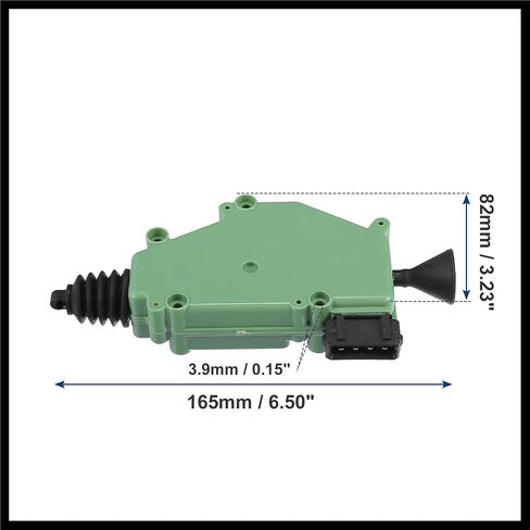 Front Left Right Door Lock Latch Actuator Replacement Fit for Volkswagen EuroVan - Pack of 1 Green Black Durable Material in Saudi Arabia