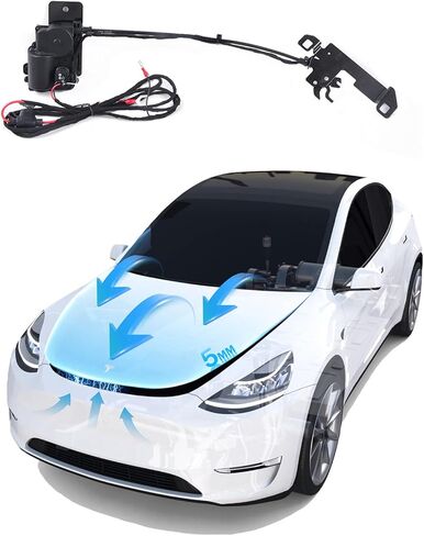 Tesla Power Frunk Soft Closing Lock, Electric Front Trunk Cover Automatic Lock Closer with Electric Auto Suction Function (Universal M3 2021-2024& 3 Highland & Y Juniper) in Saudi Arabia