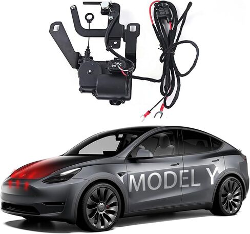 Tesla Power Frunk Soft Closing Lock, Electric Front Trunk Cover Automatic Lock Closer with Electric Auto Suction Function (Universal M3 2021-2024& 3 Highland & Y Juniper) in Saudi Arabia