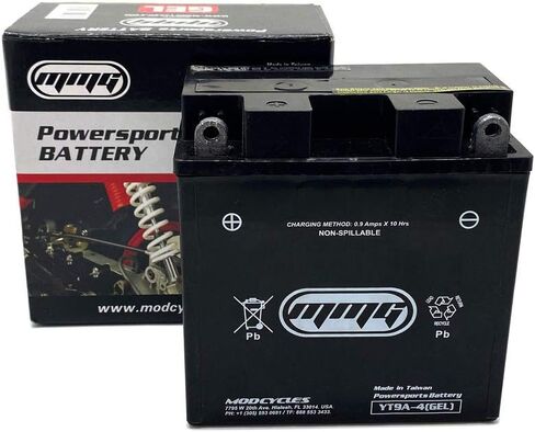 MMG YT9A-4 GEL CELL Motorcycle Battery – Factory Sealed, Maintenance Free - 12V in Saudi Arabia