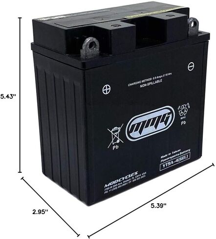 MMG YT9A-4 GEL CELL Motorcycle Battery – Factory Sealed, Maintenance Free - 12V in Saudi Arabia