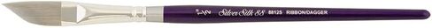 Silver Brush Limited 8812S Silver Silk Dagger Striper Brush for Watercolor, Gouache, and Acrylic Paint, Size 1/2 Inch, Short Handle in Saudi Arabia