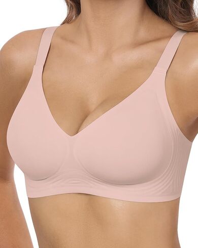 HORISUN Soft Everyday Wireless Bra Seamless Bras for Women Comfortable Push Up Bra No Underwire Bralette in Kuwait