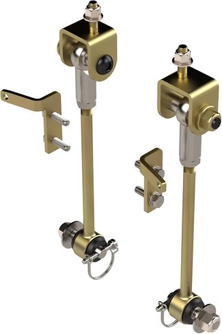 شريط أمامي للفصل السريع بواسطة Metalcloak، 10 بوصات، متوافق مع TJ(1997-2006)/LJ Wrangler، كروم الزنك الذهبي، مسمار عند التثبيت، يمتد حتى 10 بوصات، سهل التركيب in Kuwait