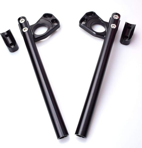CNC Aluminum Clip ons handlebar replacement for Ninja 250R 2008-2012 Ninja 300 EX300 2013-2018,Lower over stock,better over stock in Saudi Arabia