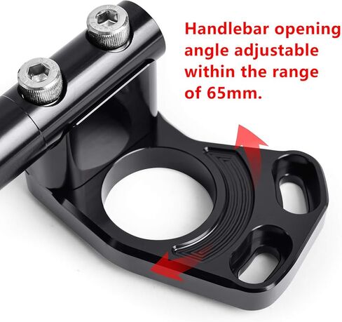 CNC Aluminum Clip ons handlebar replacement for Ninja 250R 2008-2012 Ninja 300 EX300 2013-2018,Lower over stock,better over stock in Saudi Arabia