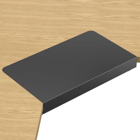 منصة موصل مكتبية بمشبك على الزاوية مقاس 17 بوصة من Suptek لتثبيت صواني لوحة المفاتيح تحت المكتب على المكاتب على شكل حرف L، أسود in Kuwait