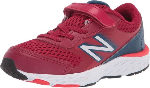 New Balance Kid's 680 V6 Hook and Loop Running Shoe, Black/Magenta Pop/Aura, 9.5 W US Toddler (1-4 Years) in Kuwait