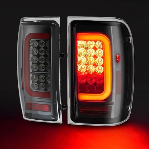 مصابيح خلفية LED كاملة متوافقة مع إشارة الانعطاف Ford Ranger 2001-2011، ضوء الفرامل، مجموعة الضوء الخلفي العكسي المدخن in Kuwait